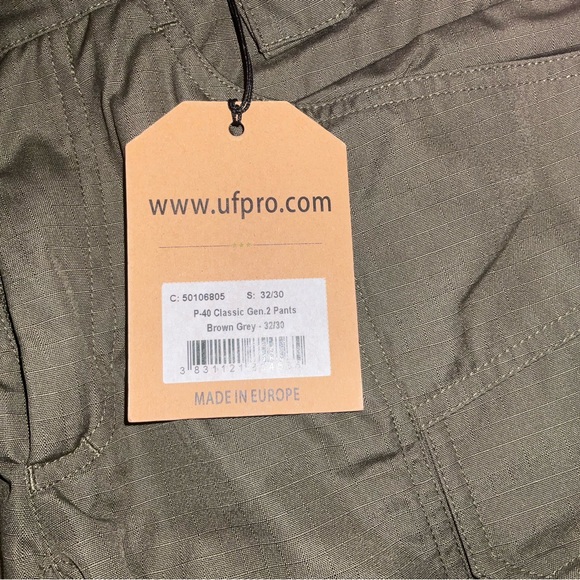 Men's Olive Green Tactical Pants - Picture 4 of 6
